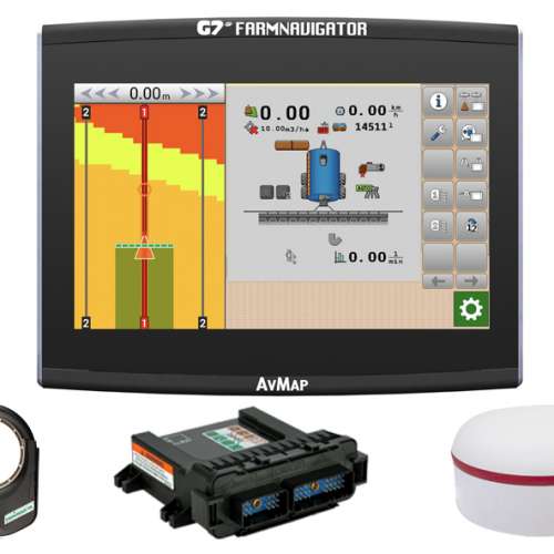 Av Map Farmnavigator G7 ISO Full navigacija sa All-in-one RTK antenom i G4 automatskim navođenjem